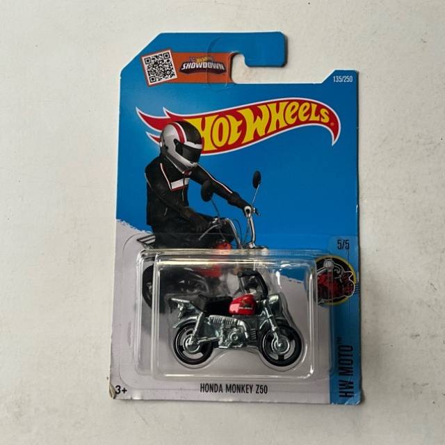 HW HONDA MONKEY Z50 Red HW MOTO No 135