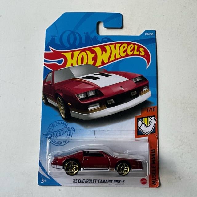 HW ‘85 CHEVROLET CAMARO IROC-Z Maroon MUSC...