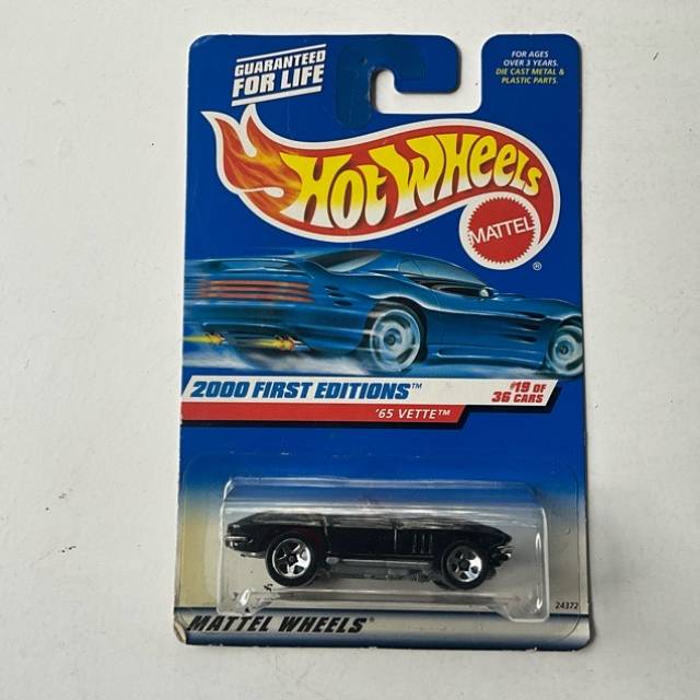 HW ‘65 VETTE Black 2000 FIRST EDITIONS No 79