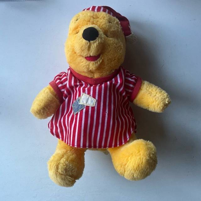Mattel WINNIE THE POOH BEAR IN NIGHTGOWN PJS...