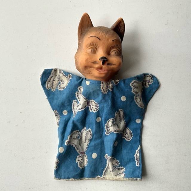 Rubber 1950’s Rubber Cat Hand Puppet
