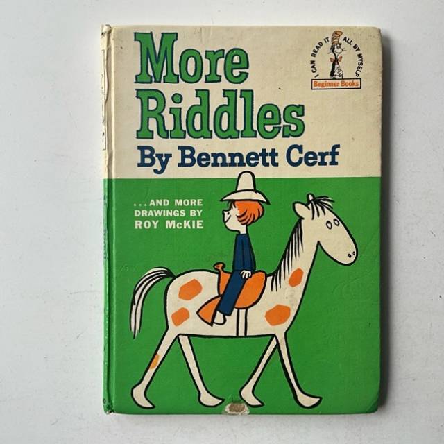Dr. Seuss More Riddles By Bennett Cert 1971