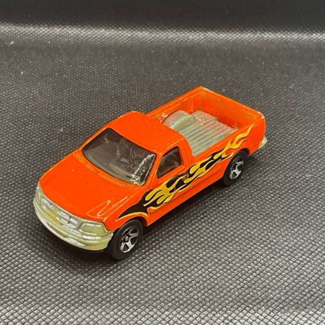 HL FORD F150 Pickup Truck Orange wflames 199...