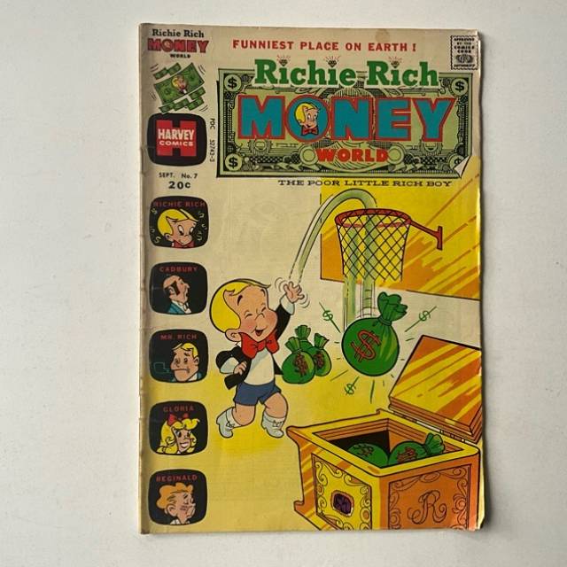 Richie Rich MONEY WORLD SEP 1973 No 7