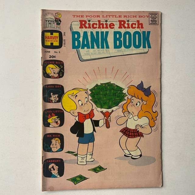 Richie Rich BANK BOOK JUNE 1973 No 5