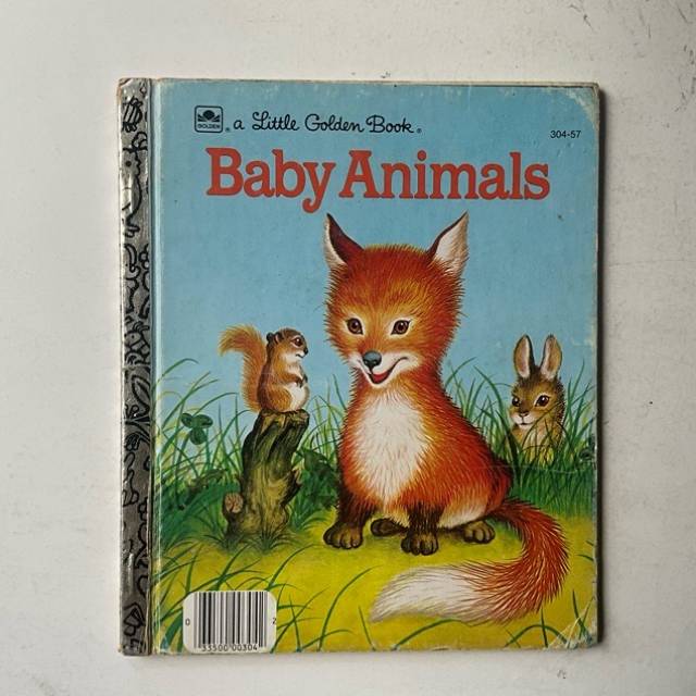 Golden Book Baby Animals HC 307 - 57 1956