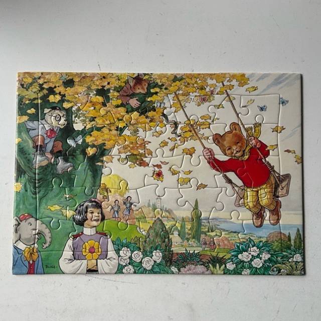 PUZZLE RUPERT BEAR Swinghi Swinglo J129 HOLD...