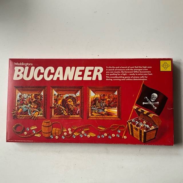 Buccaneer Vintage Board Game 1976 Waddingtons