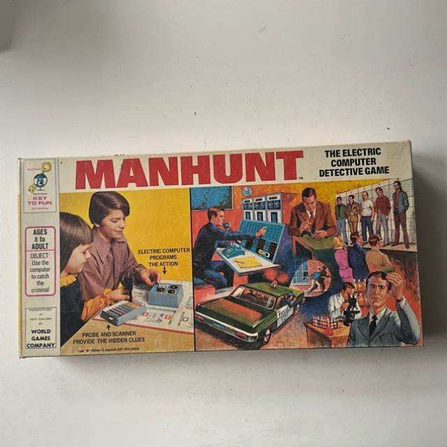 Milton Bradley Manhunt Game Electric Compute...