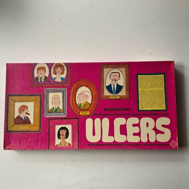 70s Ulcers Board Game HOLDSWORTH SONS NZ