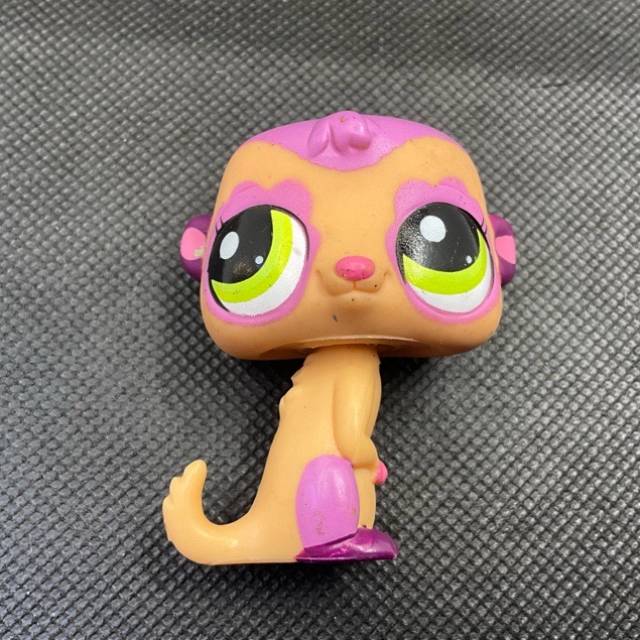 Littlest Pet Shop Rainbow Sherbet Pink Meerk...