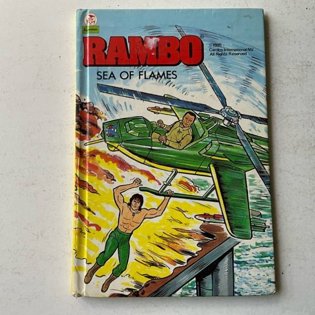RAMBO SEA OF FLAMES 1985 Comic