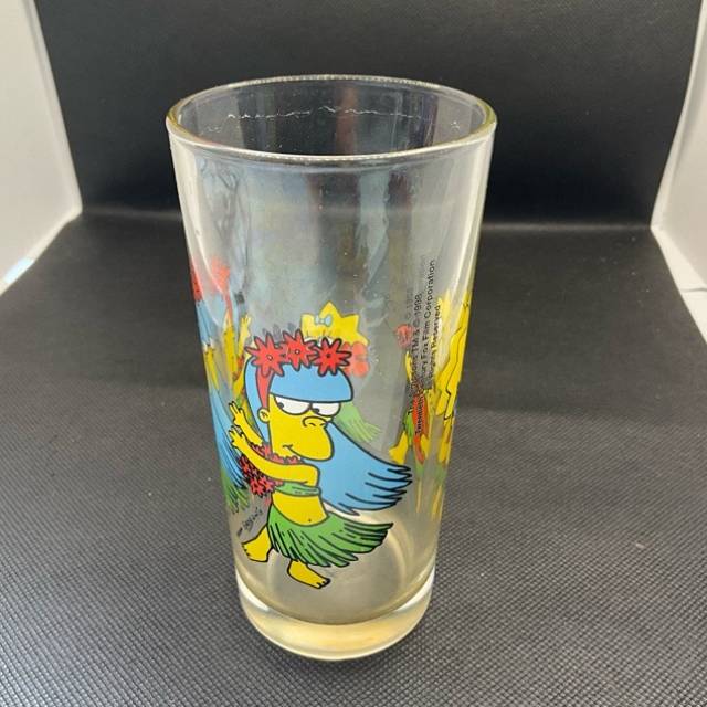 Nutella 1998 The Simpsons Glass Lisa Maggie...