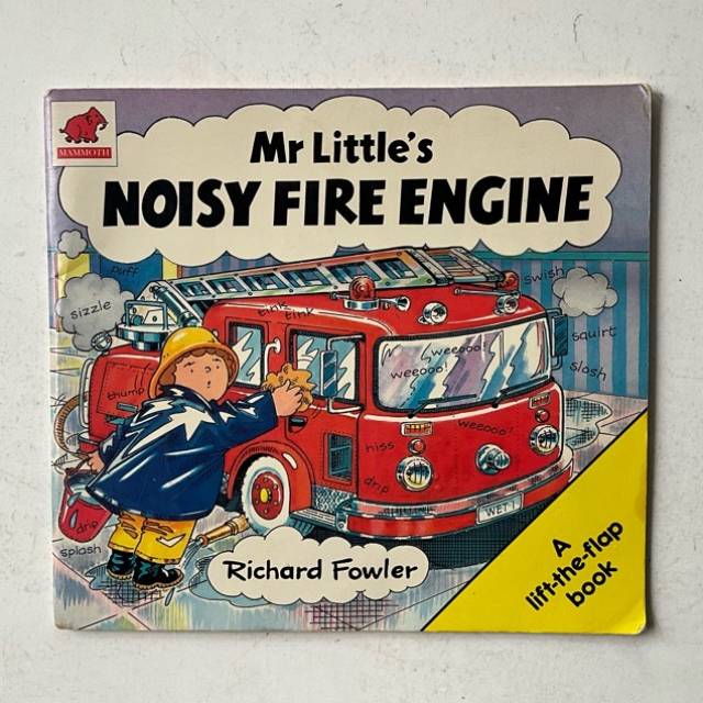 Mr Little’s NOISY FIRE ENGINE Flip Book 1990