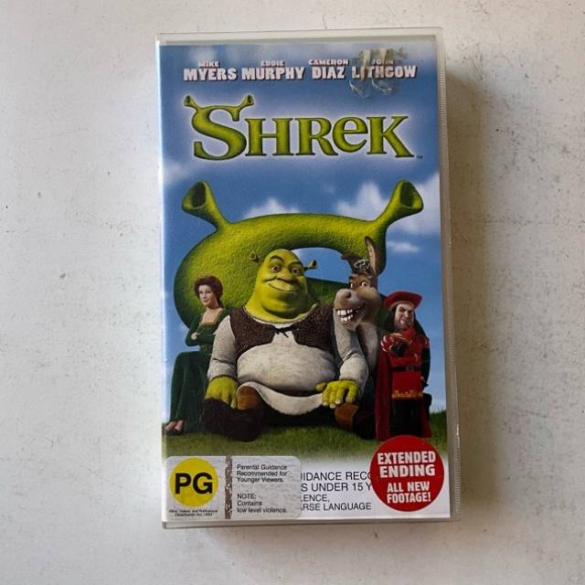 VHS SHREK 2001