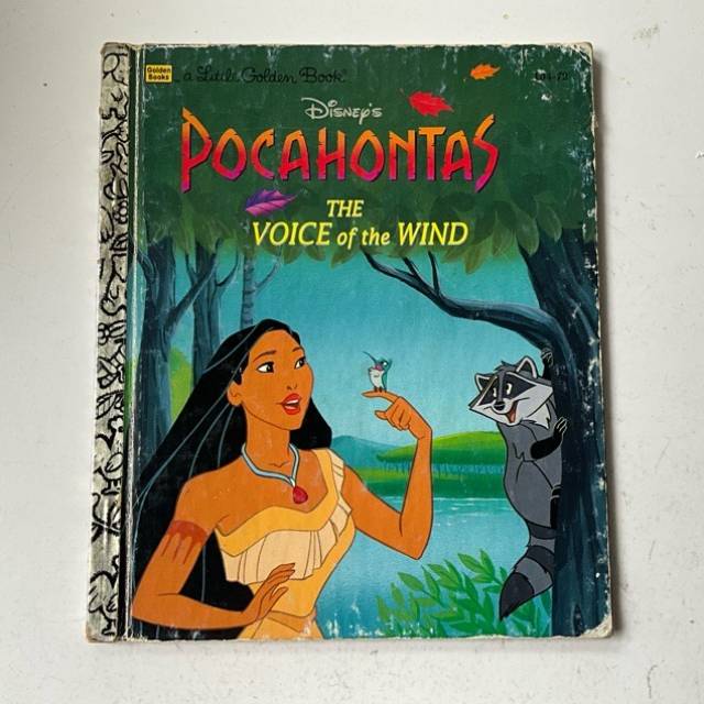 Golden Book Disney POCAHONTAS THE VOICE if t...