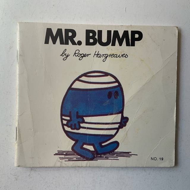 MR MEN MR. BUMP by Roger Hargreaves No 19 1988