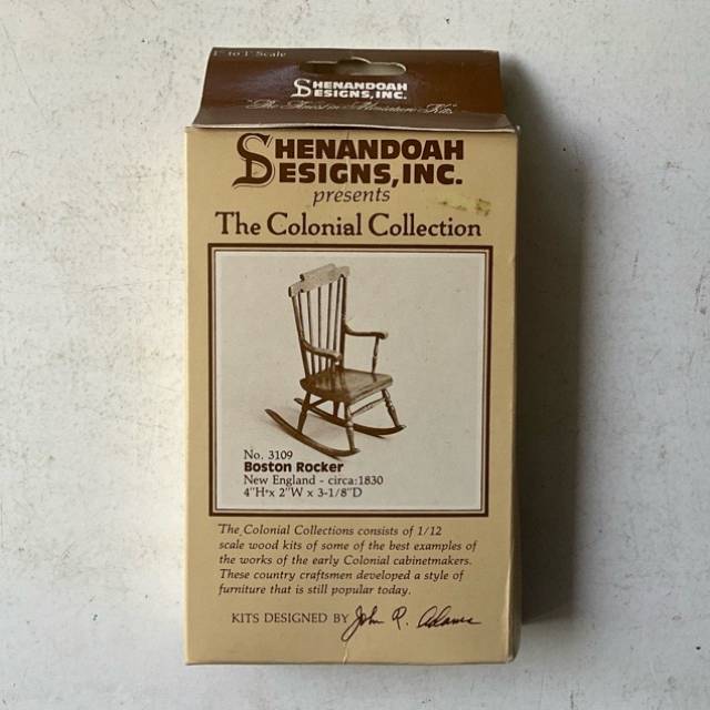 Miniature Dolls House Rocking Chair Kit Set