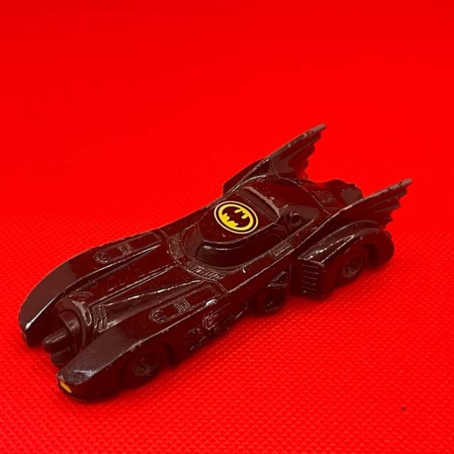 1989 ERTL Black Batmobile Toy Car Batman DC...