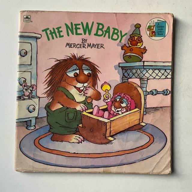 Golden Book THE NEW BABY By MERCER MAYER 1983