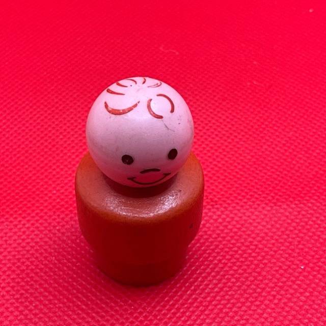Fisher Price Boy 1970 Little People Orange W...