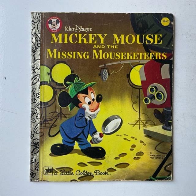 Golden Book Disney MICKEY MOUSE AND THE MISS...