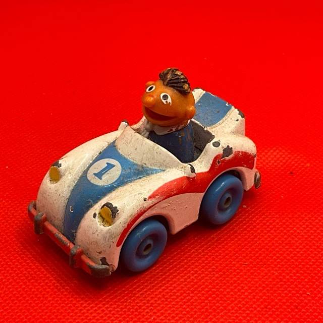 Sesame ERNIE Race Car Playskool, 1983 Muppets