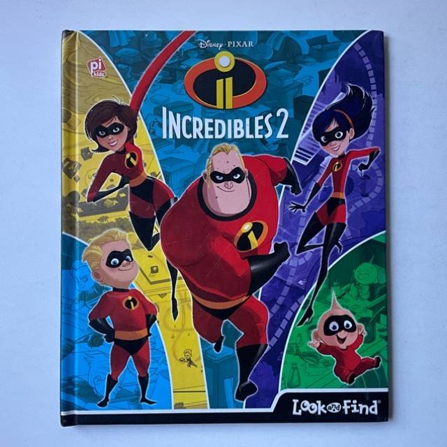 Disney PIXAR INCREDIBLES 2 LOOK and FIND 2018