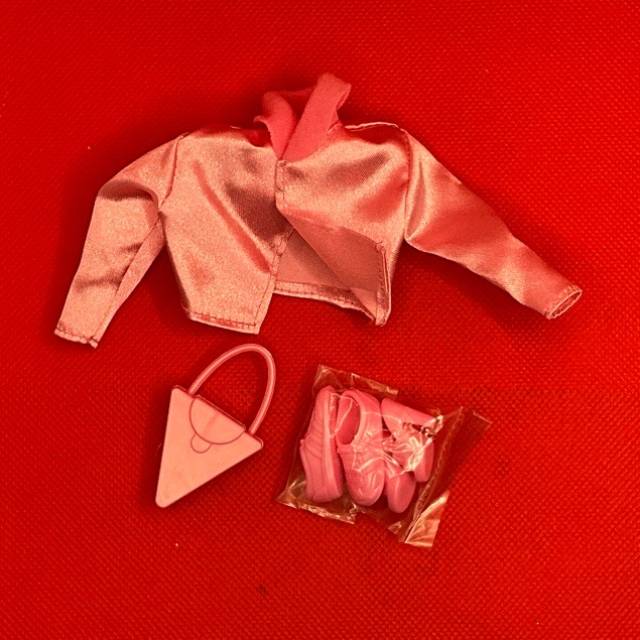 Barbie Pink Jacket, Shoes and Bag