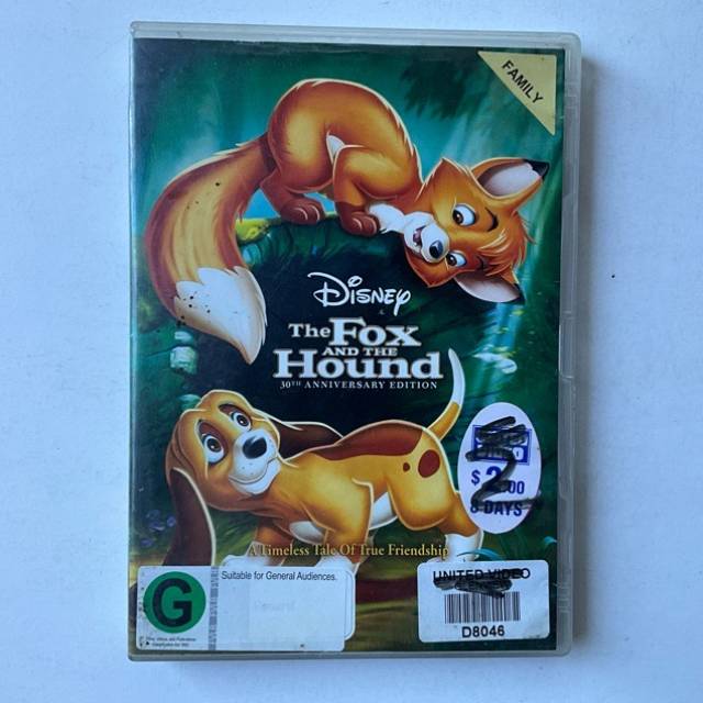DVD Disney The FOX AND THE HOUND 2011