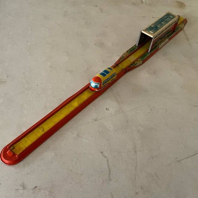 TIN TOY Rakodo Vonat Bus manufactured in Hun...