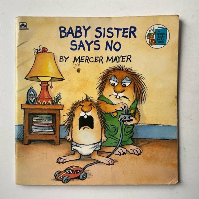Golden Book BABY SISTER SAYS NO By MERCER MA...