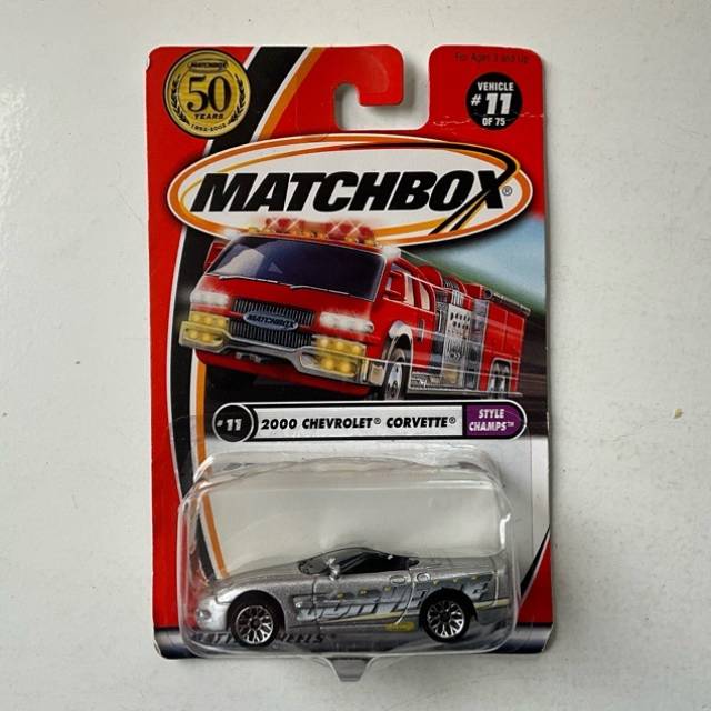 MB 2000 Silver CHEVROLET CORVETTE No 11 2001