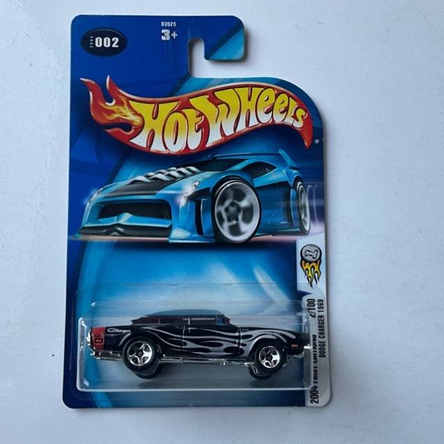 HW Black DODGE CHARGER 1969 2004 FIRST EDITI...