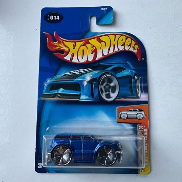 HW Blue BLINGS CADILAC ESCALADE 2004 FIRST E...