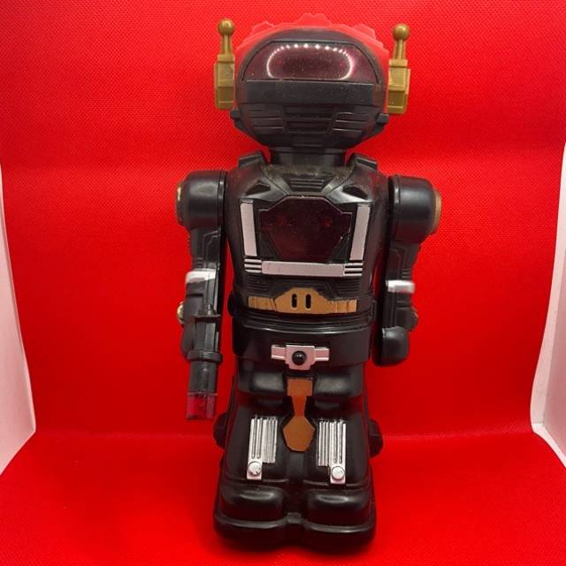 90s Robot 22 cm Height Space Toy Bump Go Act...